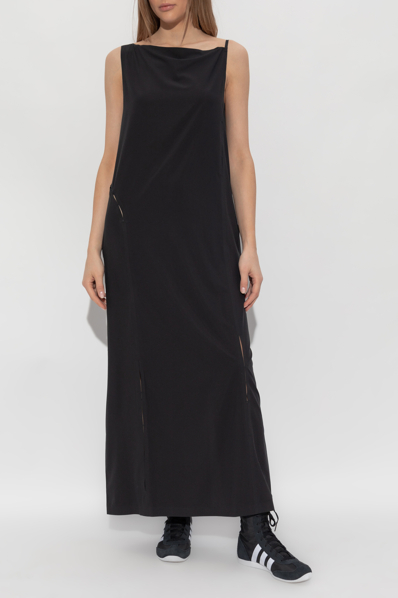 Y-3 ワンピース SLIT DRESS スリット ドレス JD1474 Y-3 ワイスリー ワンピース SLIT DRESS スリット ドレス JD1474